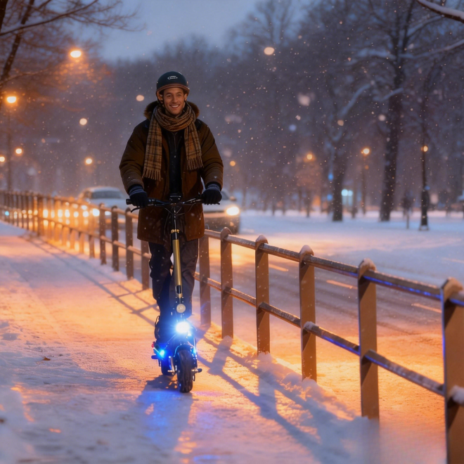 Best Electric Scooter for Snow Riding | Circooter Winter Guide